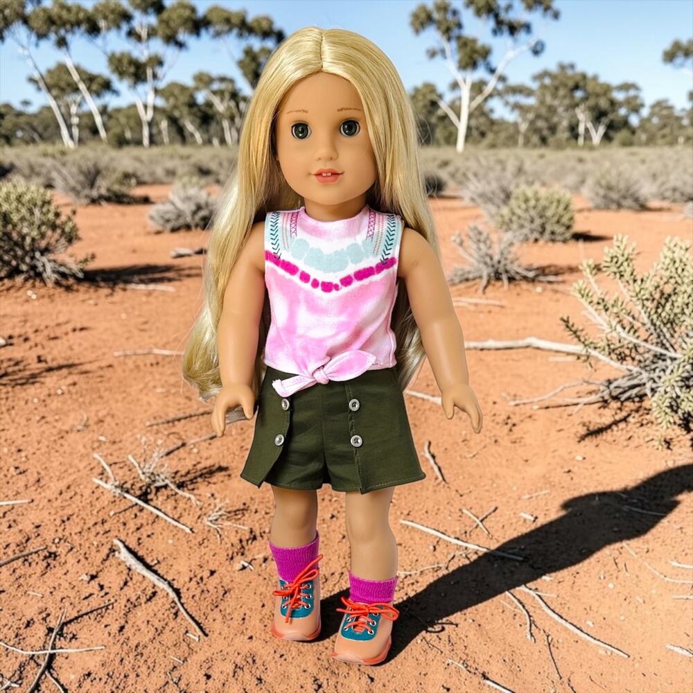 American Girl Doll Kira Bailey GOTY 2021 & Comfy Camping Outfit